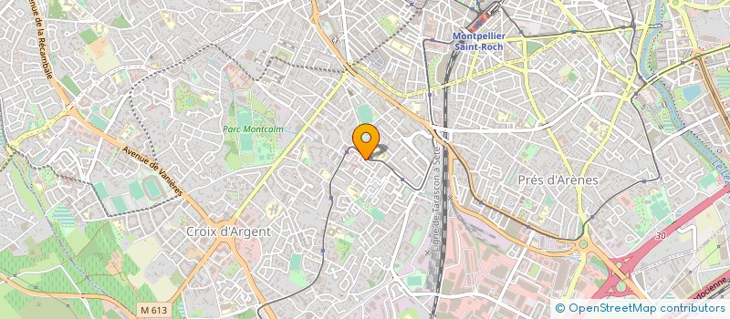 localisation de l'entreprise LES FRUITS DU BONHEUR à MONTPELLIER
