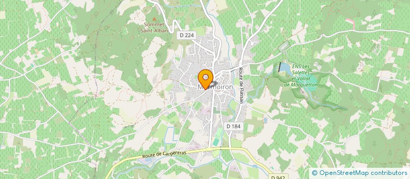 localisation de l'entreprise LES FRUITS DU JAS  MALEMORT-DU-COMTAT