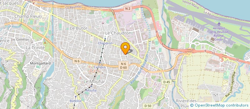 localisation de l'entreprise LES FRUITS DU PARADIS à SAINT-DENIS