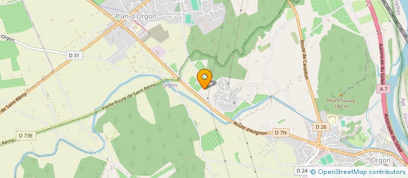localisation de l'entreprise LES FRUITS DU SAFRE à ORGON