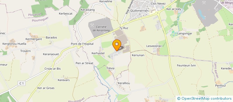 localisation de l'entreprise LES FRUITS DU SOLEIL à SAINT RENAN