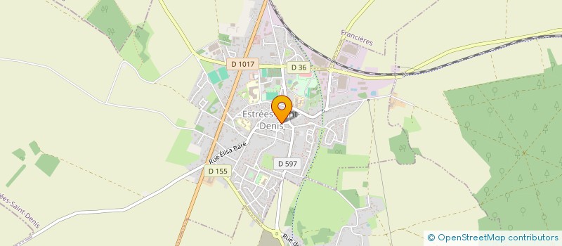 localisation de l'entreprise LES FRUITS DU SOLEIL DE DJERBA  ESTREES-SAINT-DENIS