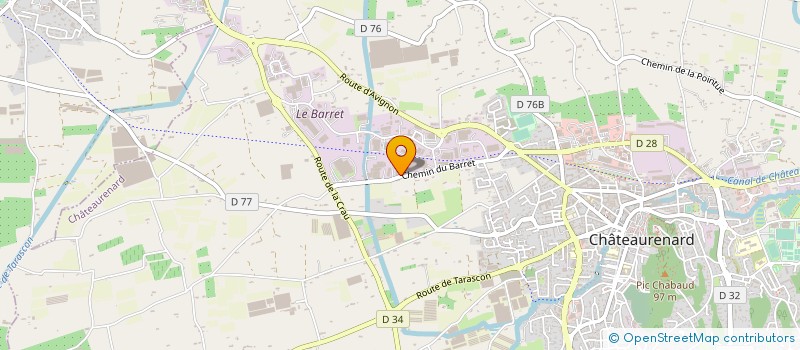 localisation de l'entreprise LES FRUITS DU SUD à CHATEAURENARD