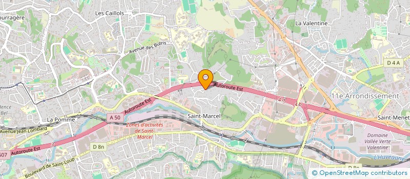 localisation de l'entreprise LES FRUITS DU VERGER PROVENCALE à MARSEILLE