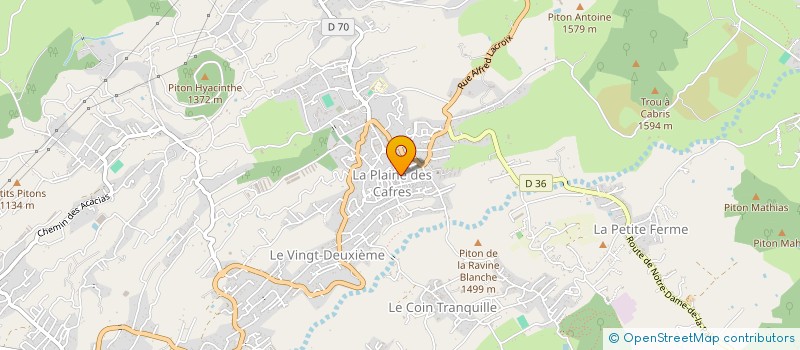 localisation de l'entreprise LES FRUITS EXOTIQUES DU GRAND-TAMPON à LE TAMPON