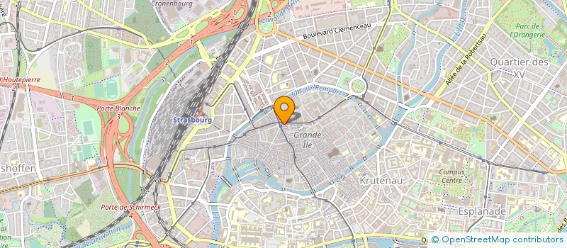 localisation de l'entreprise LES FRUITS LAMAH à STRASBOURG
