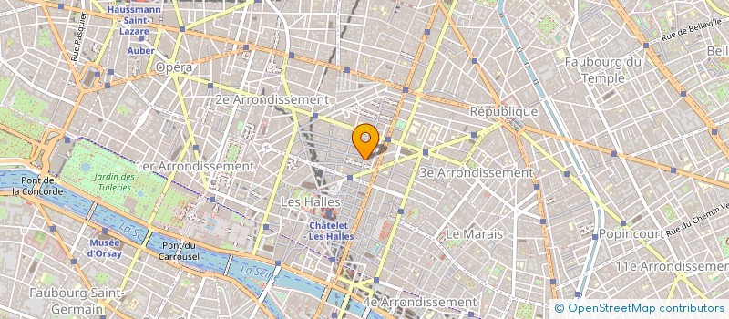 localisation de l'entreprise LES FRUITS PARISIENS à PARIS