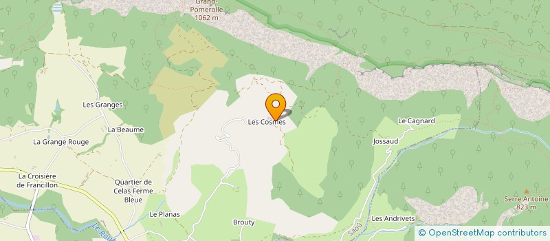 localisation de l'entreprise LES FRUITS ROUGES  SAOU