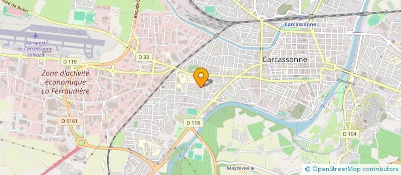 localisation de l'entreprise LES FTM JEUNESSE à CARCASSONNE