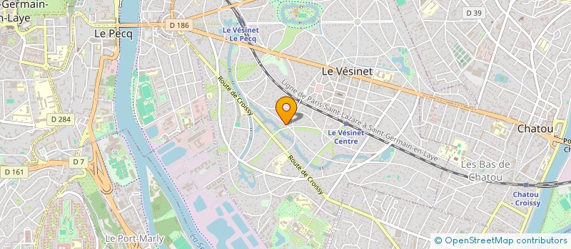 localisation de l'entreprise LES FUGAMOLOGUES (FUGAMS) à LE VESINET