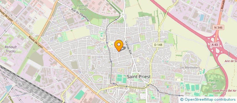 localisation de l'entreprise LES FULGURANCES, COMPAGNIE VOCALE  SAINT-PRIEST