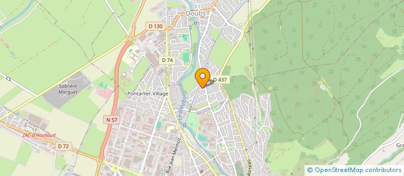 localisation de l'entreprise LES FULMINETTES  DOUBS