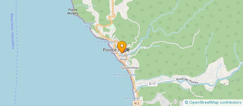 localisation de l'entreprise LES FUMEES DE LA RAMEE  POINTE-NOIRE