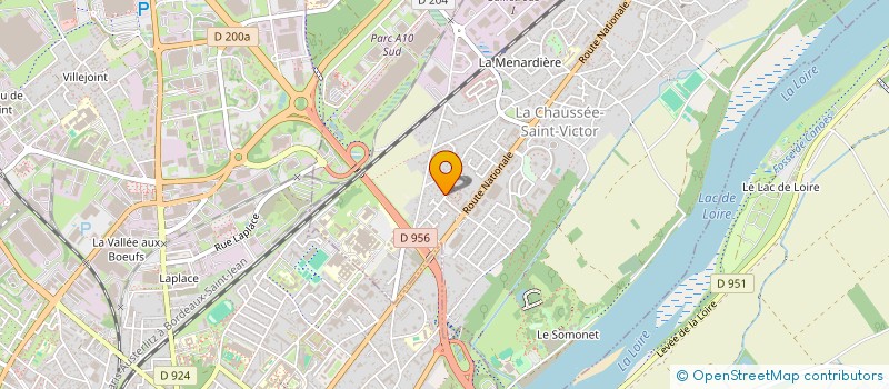 localisation de l'entreprise LES FURETS 41  LA CHAUSSEE-SAINT-VICTOR