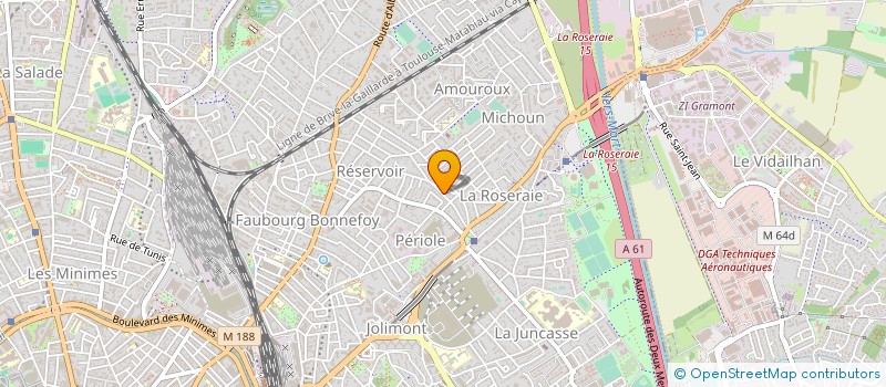 localisation de l'entreprise LES FURIEUSES à TOULOUSE