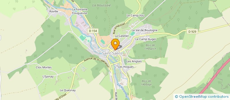 localisation de l'entreprise LES FURIEUX D'EAWY  SAINT-SAENS