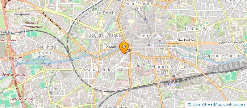 localisation de l'entreprise LES FUSAINS  RENNES