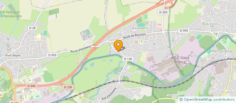 localisation de l'entreprise LES FUSEAUX ASSEVENTOIS  ASSEVENT