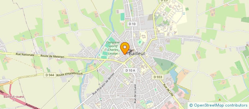 localisation de l'entreprise LES FUSEAUX FLAMANDS à BAILLEUL