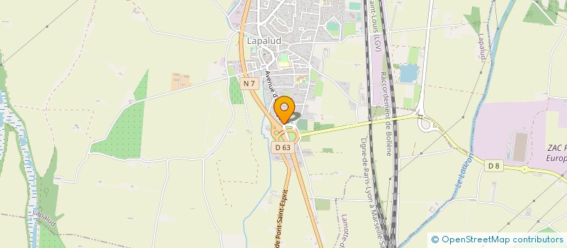 localisation de l'entreprise LES FUSEAUX LAPALUTIENS  LAPALUD