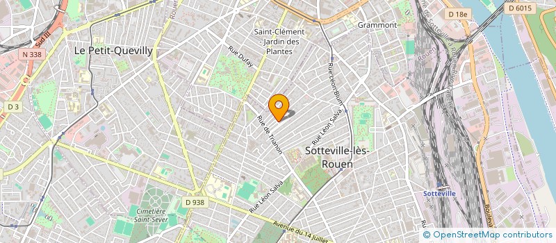 localisation de l'entreprise LES FUSILLES  SOTTEVILLE-LES-ROUEN