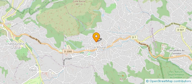 localisation de l'entreprise LES FYLARIAS  LE ROURET