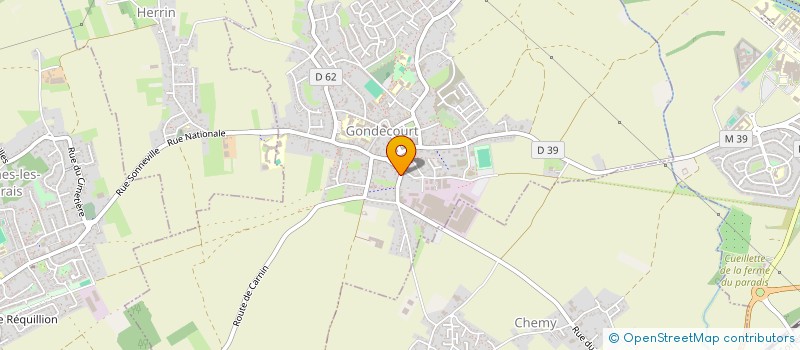 localisation de l'entreprise LES GABELOUS  GONDECOURT