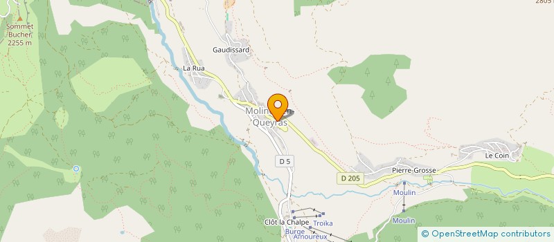 localisation de l'entreprise LES GABELOUS  SAINT-VERAN