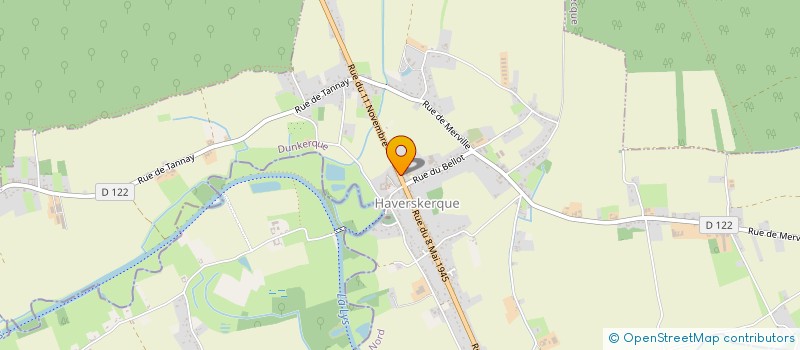 localisation de l'entreprise LES GABIERS DE LA LYS  HAVERSKERQUE