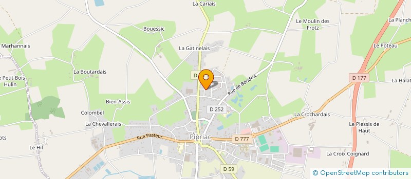 localisation de l'entreprise LES GABIERS DU CANUT à PIPRIAC