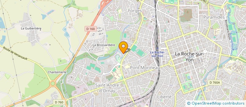 localisation de l'entreprise LES GABIN à LA ROCHE-SUR-YON