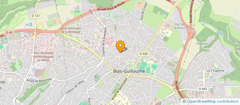 localisation de l'entreprise LES GABUCS  BOIS-GUILLAUME