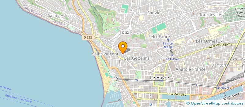 localisation de l'entreprise LES GACVIAL'S  LE HAVRE