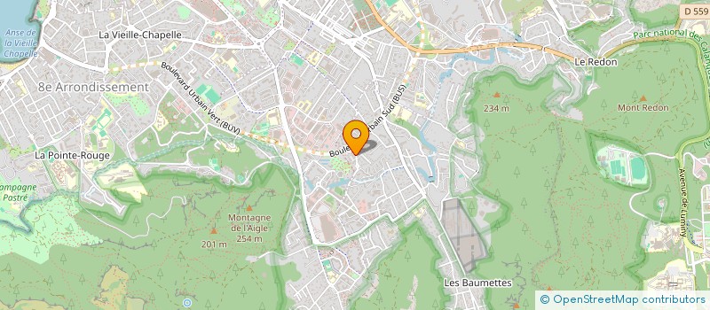 localisation de l'entreprise LES GAGAS DU 4EME à MARSEILLE 9EME
