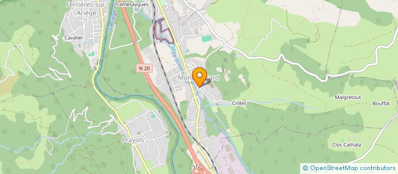 localisation de l'entreprise LES GAILHARDS DU PIC à MONTGAILHARD
