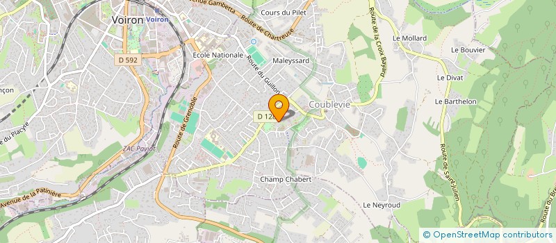 localisation de l'entreprise LES GAILLARDISES  COUBLEVIE