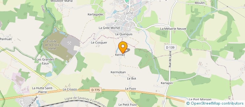 localisation de l'entreprise LES GAIS LURONS  LA VRAIE-CROIX