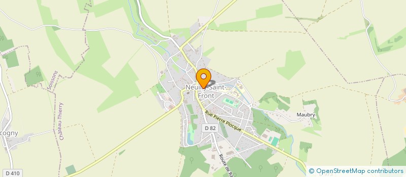 localisation de l'entreprise LES GAIS LURONS  NEUILLY-SAINT-FRONT