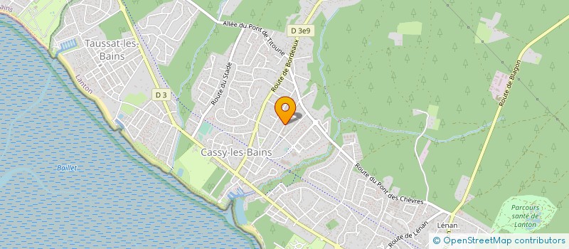 localisation de l'entreprise LES GAL'S CHANTS ET MUSIQUES  LANTON