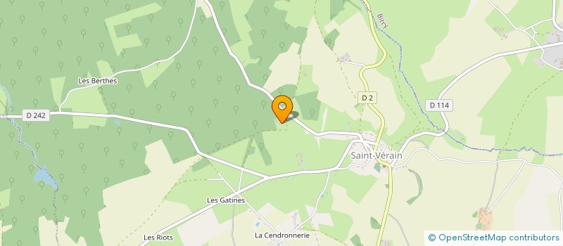 localisation de l'entreprise LES GALANTS à SAINT-VERAIN
