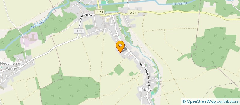 localisation de l'entreprise LES GALAS DE AUBE ANIMATION à ESTISSAC