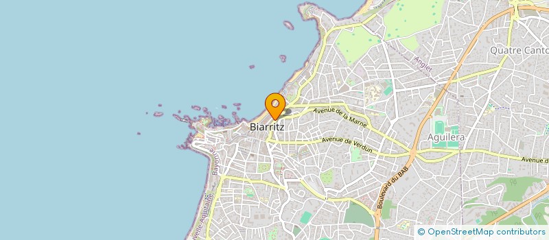 localisation de l'entreprise LES GALERIENS à BIARRITZ