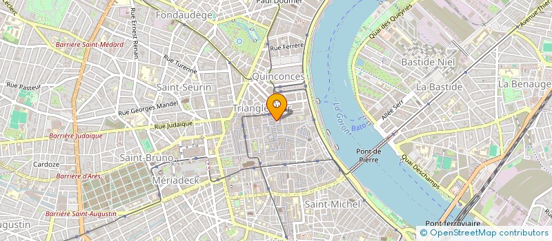 localisation de l'entreprise LES GALERIES  BORDEAUX