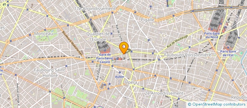 localisation de l'entreprise LES GALERIES DU COQ à PARIS
