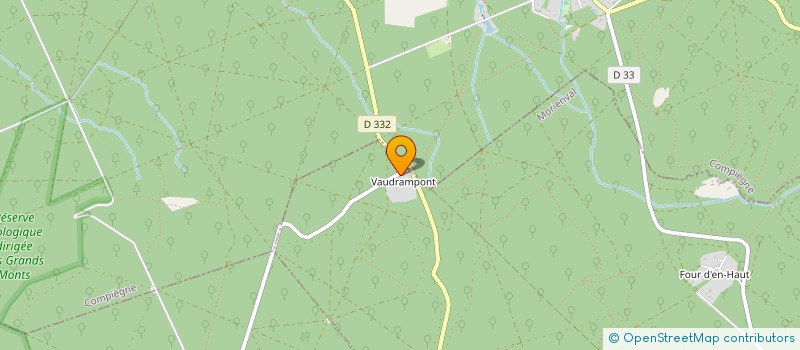 localisation de l'entreprise LES GALERIES VAUDRAMPONT  MORIENVAL