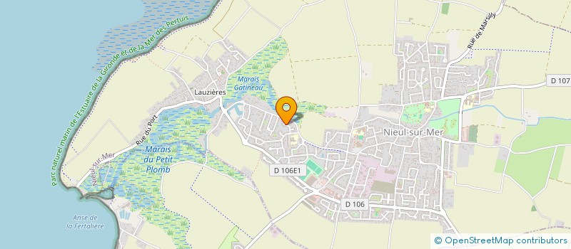 localisation de l'entreprise LES GALETS  NIEUL-SUR-MER