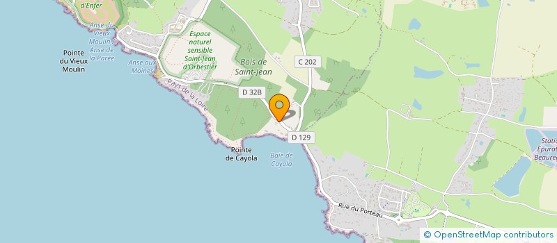 localisation de l'entreprise LES GALETS DE CAYOLA à LES SABLES D'OLONNE