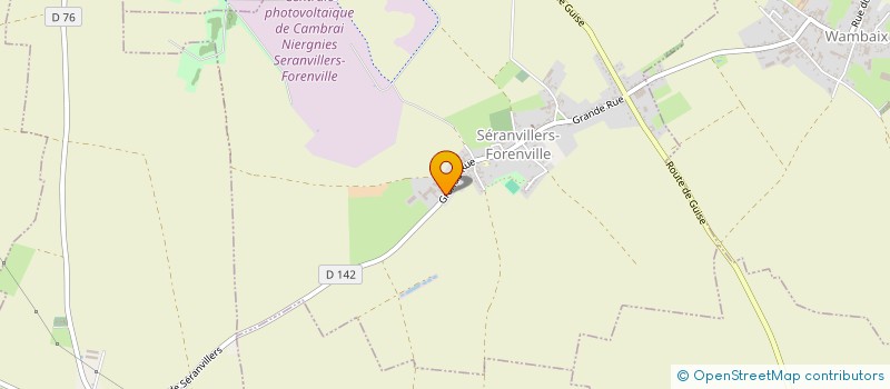 localisation de l'entreprise LES GALETS DE LA BRUYERE SAUVAGE  SERANVILLERS-FORENVILLE