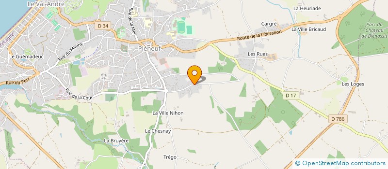 localisation de l'entreprise LES GALIMENES  ROMILLE