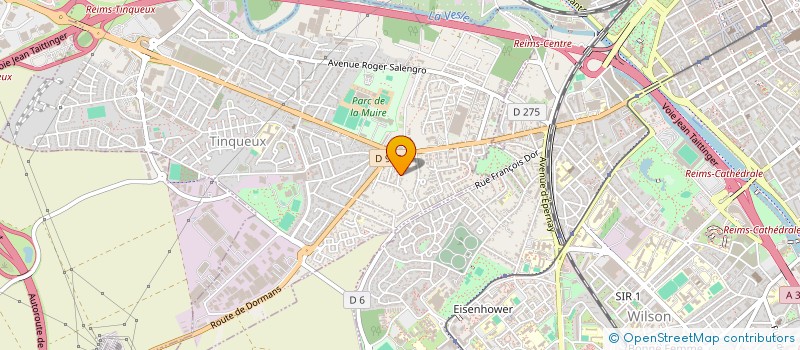 localisation de l'entreprise LES GALIPES  TINQUEUX